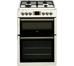 BEKO  Select BDVF675NTW 60 cm Dual Fuel Cooker - White